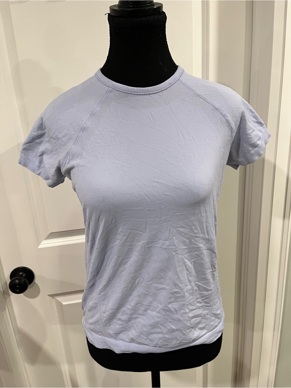 Athleta Light Lavender Short-Sleeve Crewneck Tee